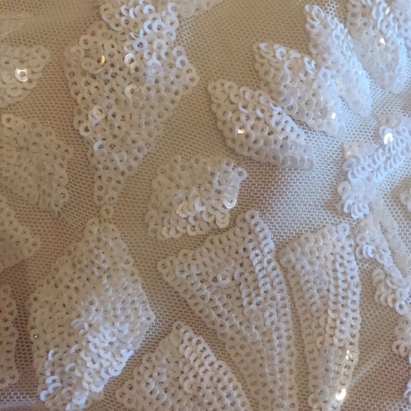 White long glittering dress - Picture 8 of 11